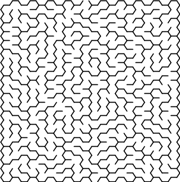 Sigma Maze with 20 by 20 cells